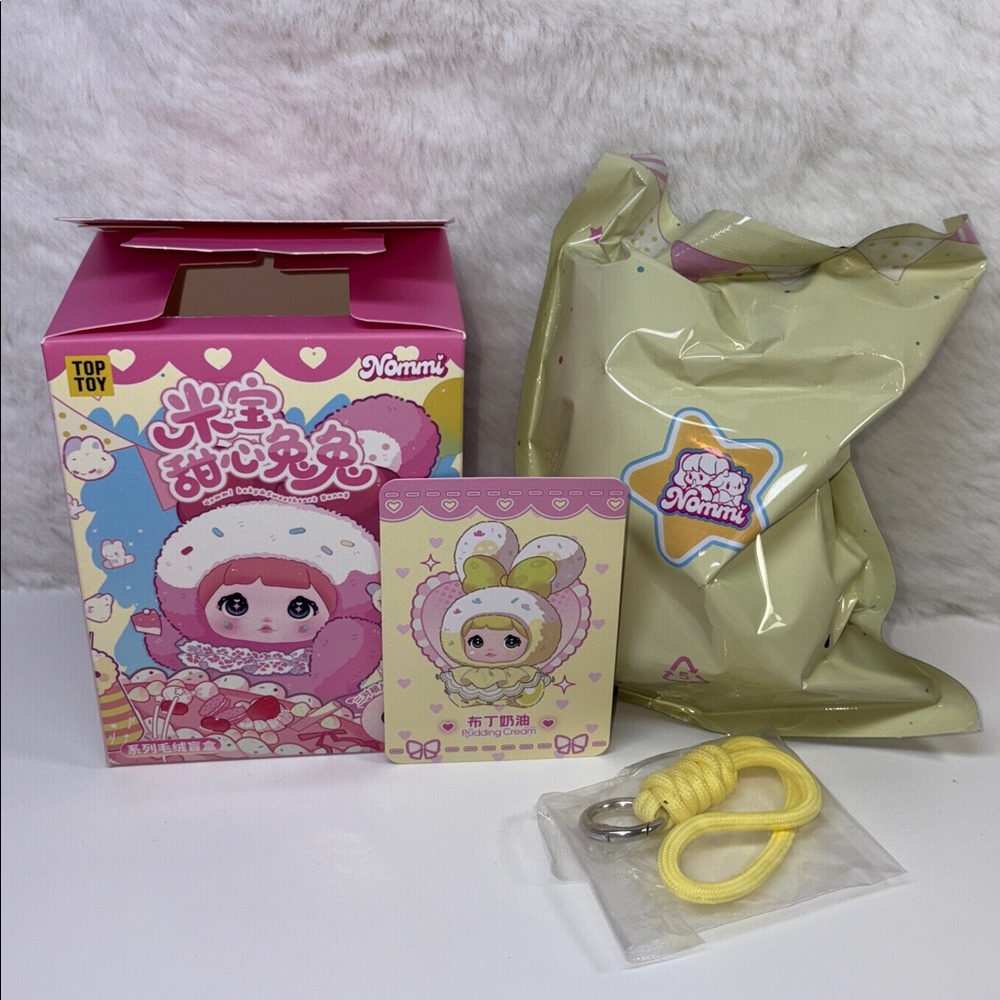 Nommi Sweetheart Bunny Series Confirmed Pudding Cream Blind Box